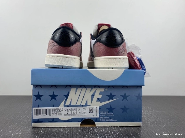 Reps LUCY OG 'RED BLACK' AIR ROOM FN0432-017 TROPHY JORDAN LOW 1 X 0716